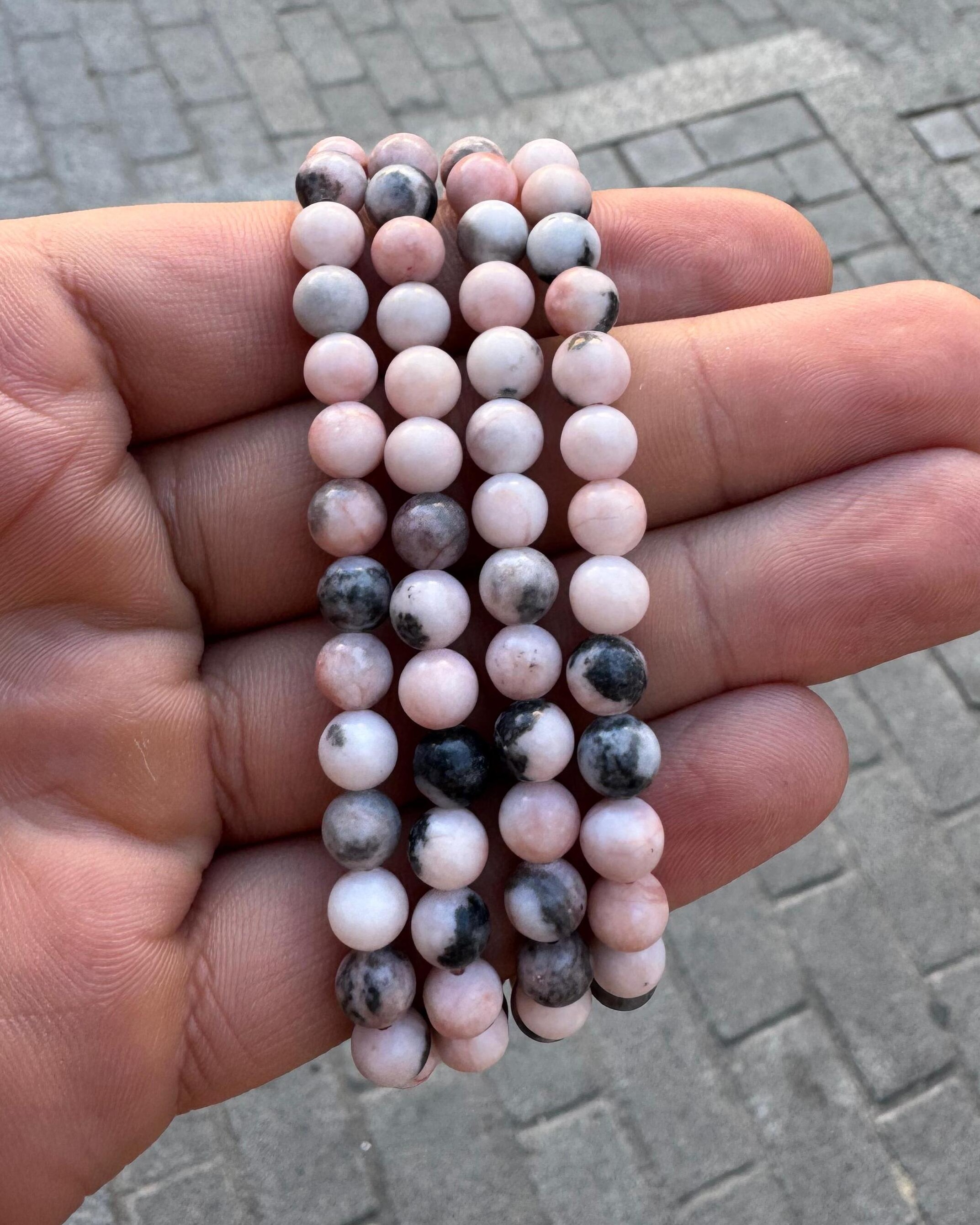 bracelet rhodonite / سوار حجر الرودونيت