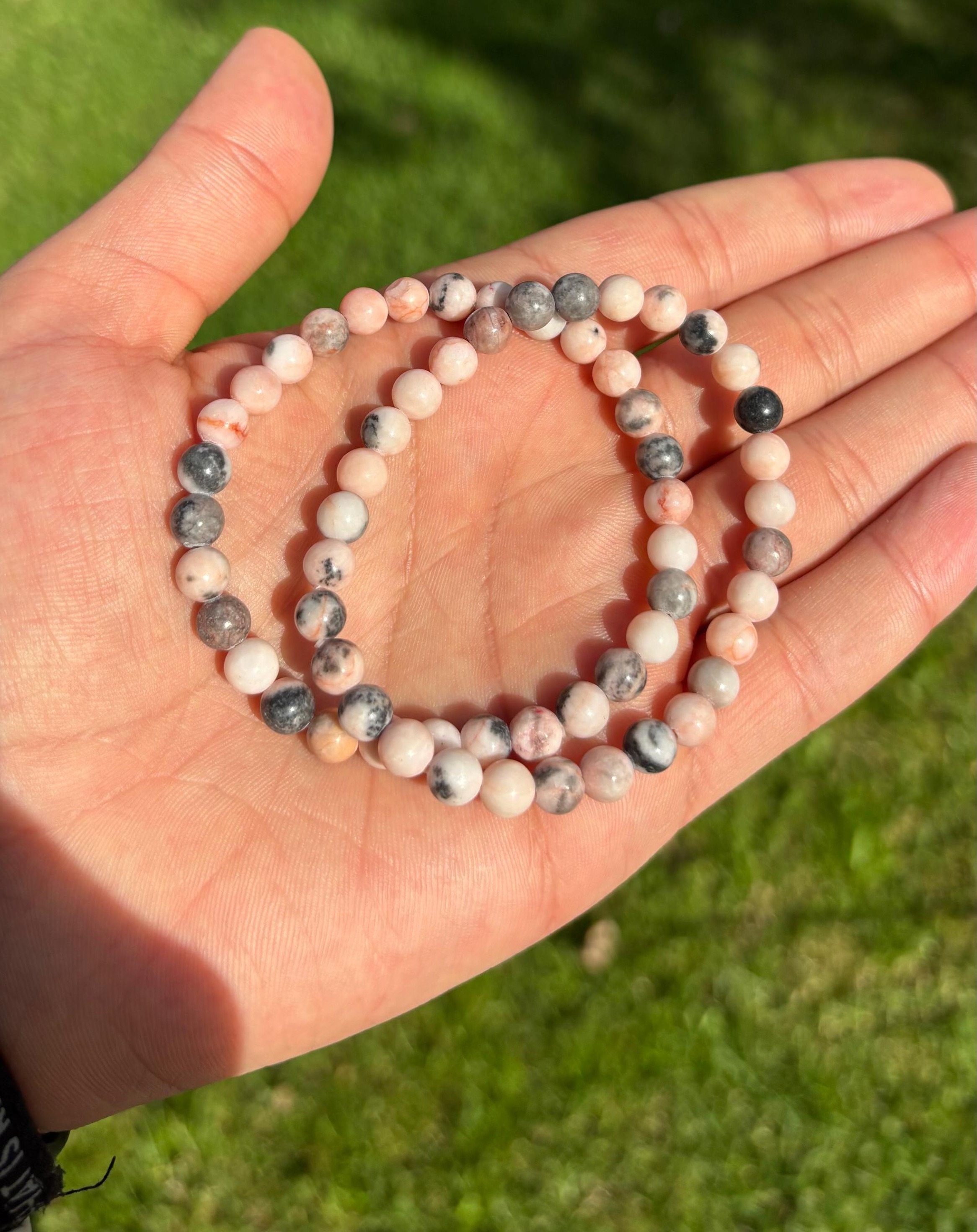 bracelet rhodonite / سوار حجر الرودونيت