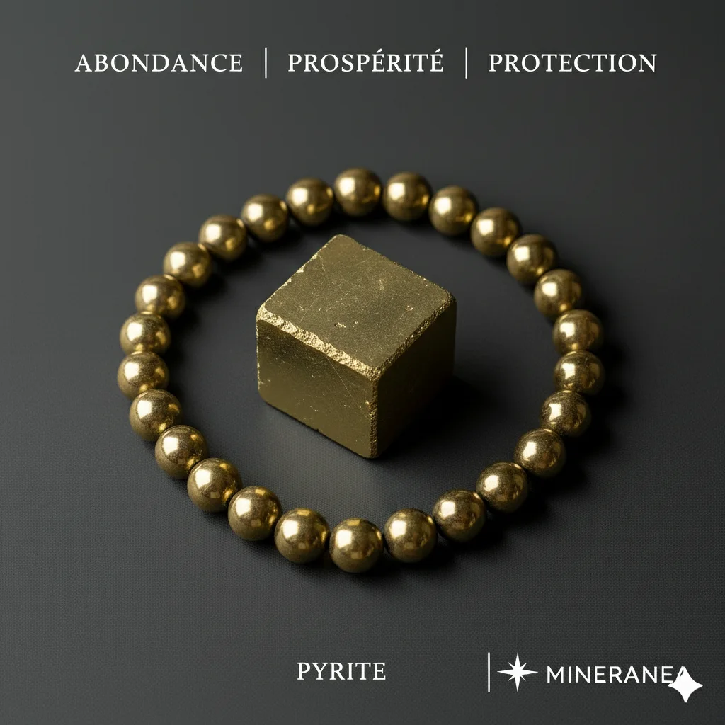 bracelet pyrite / سوار حجر البيريت