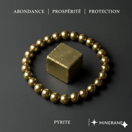 bracelet pyrite / سوار حجر البيريت