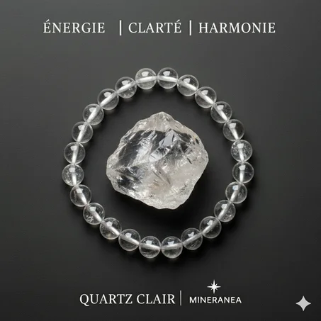 bracelet quartz claire /سوار الكوارتز الشفاف