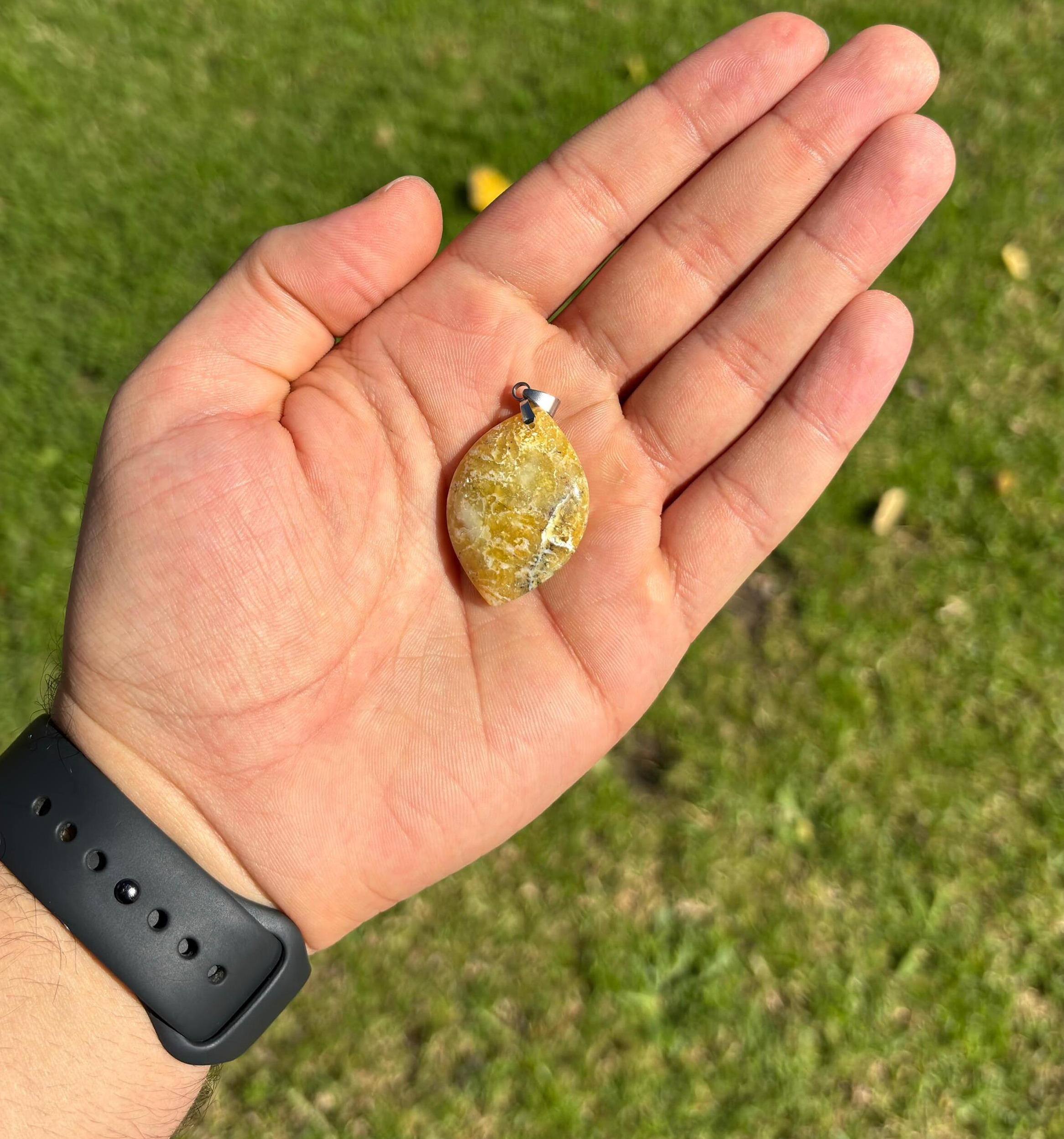 collier Calcite jaune /قلادة الكالسيت الأصفر