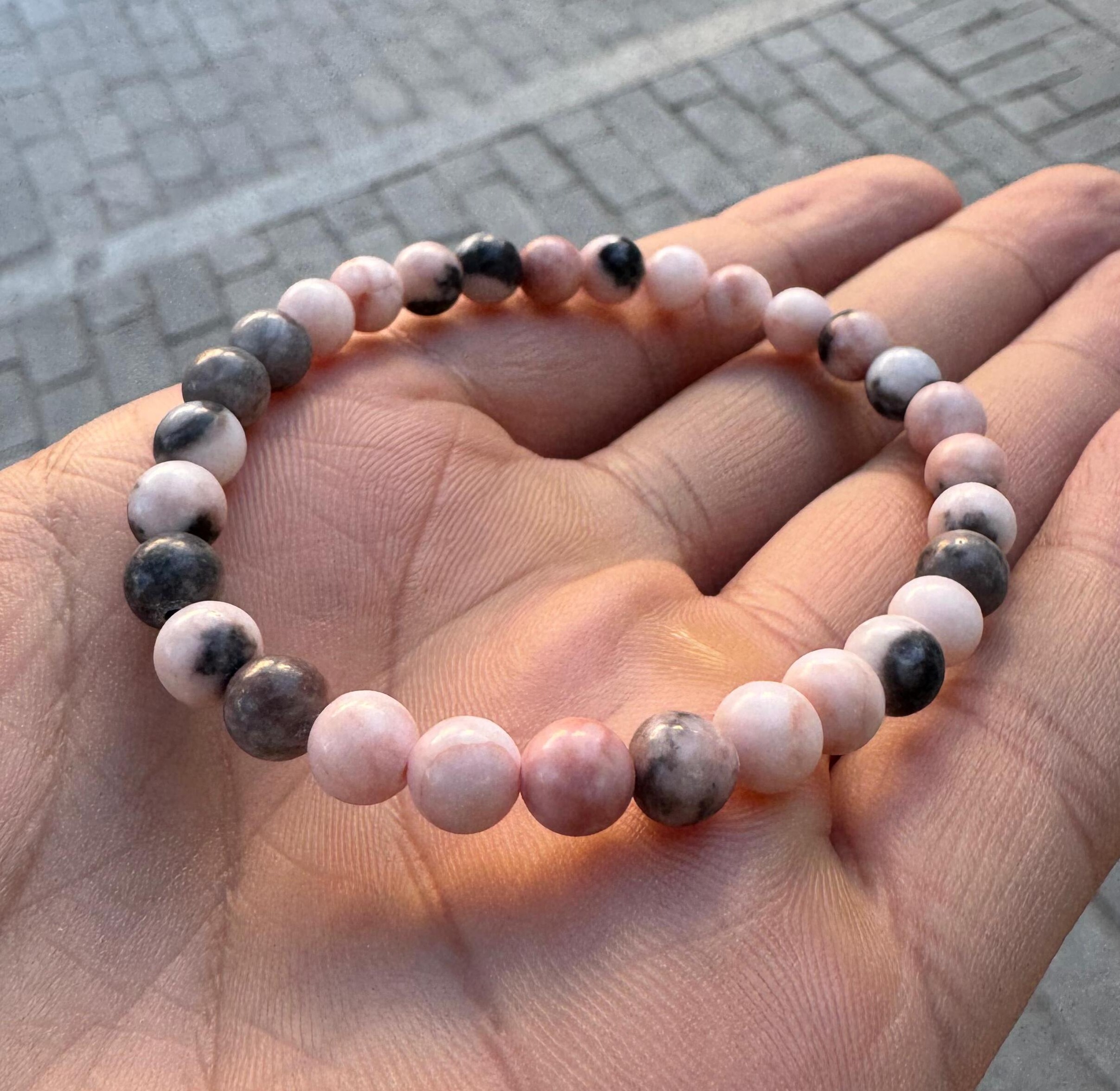 bracelet rhodonite / سوار حجر الرودونيت