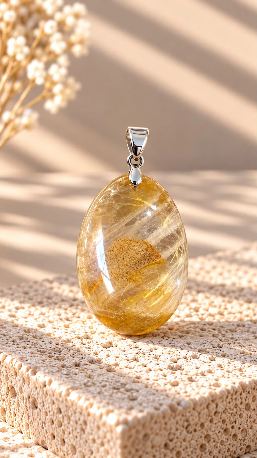 collier fluorite jaune  /قلادة الفلوريت الأصفر