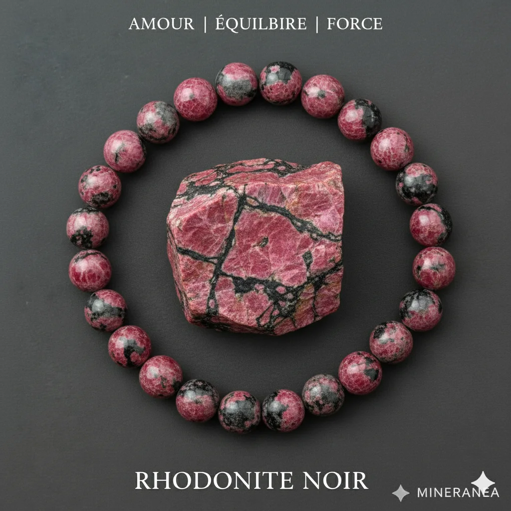 bracelet rhodonite / سوار حجر الرودونيت