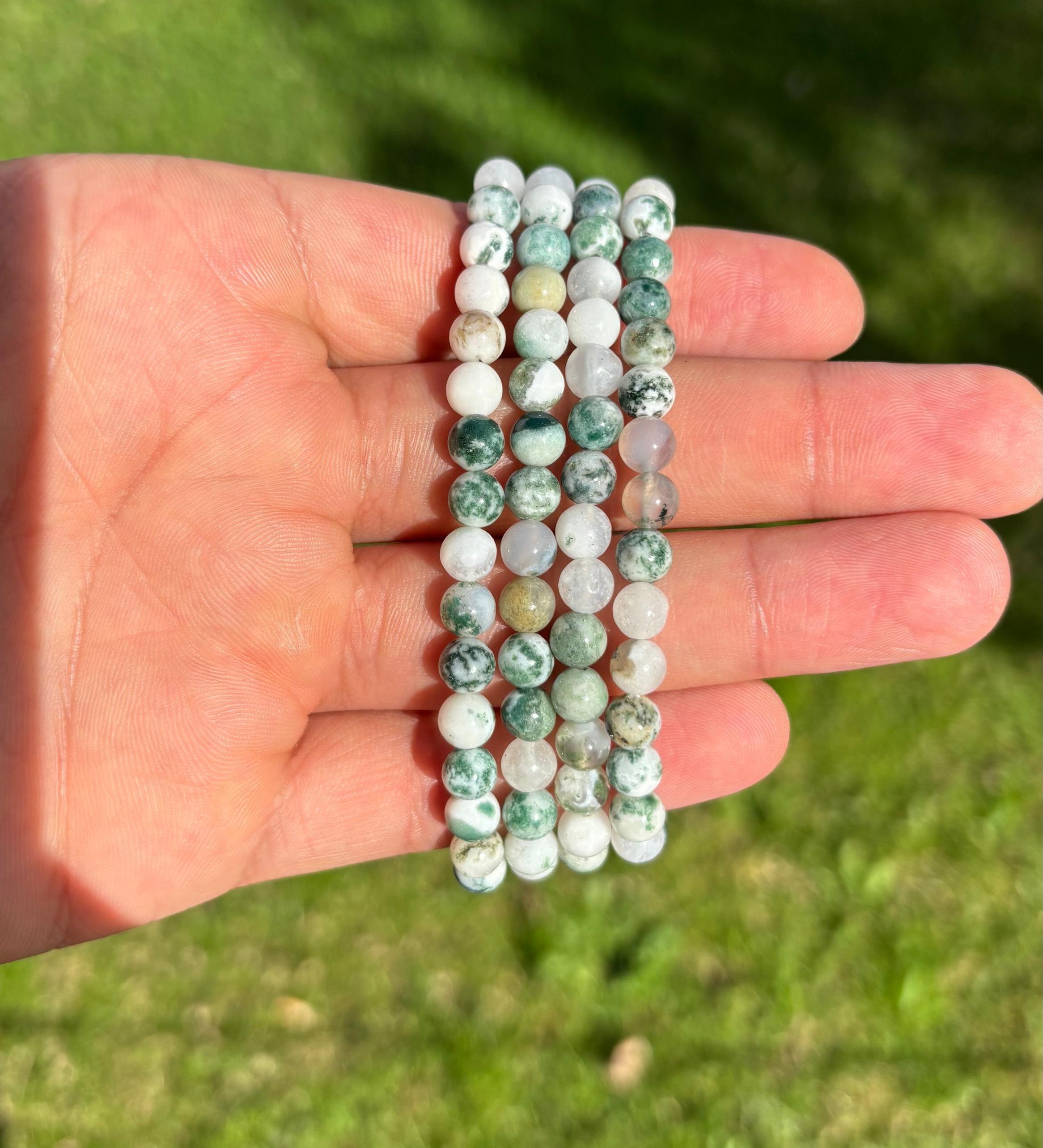 bracelet tree agate / سوار حجر عقيق الشجرة