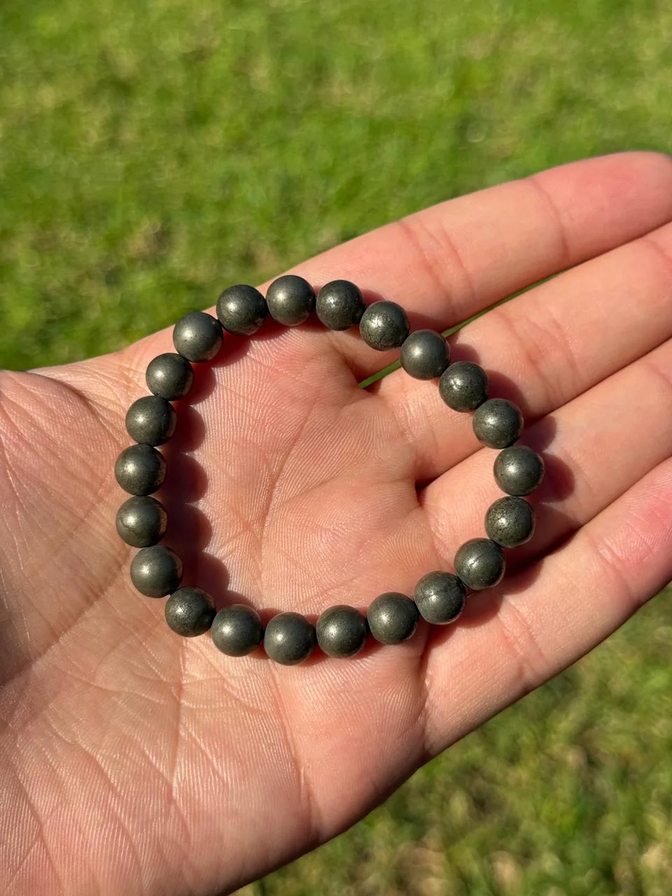 bracelet pyrite / سوار حجر البيريت