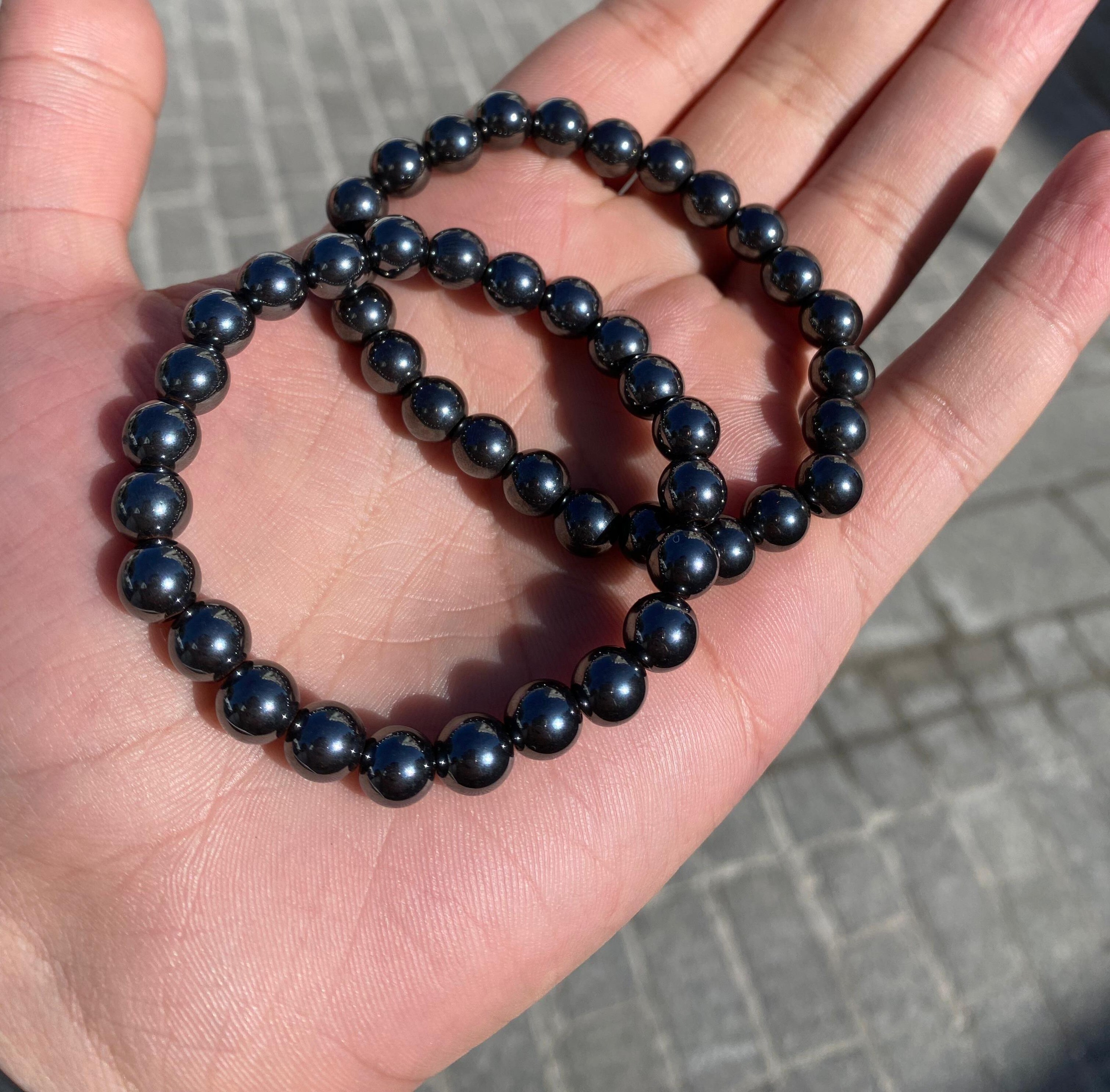 bracelet hématite / سوار الهيماتيت