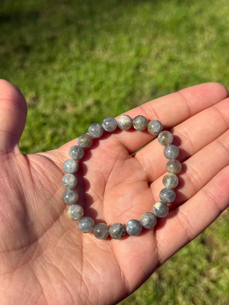 bracelet labradorite/ سوار حجر الطاووس