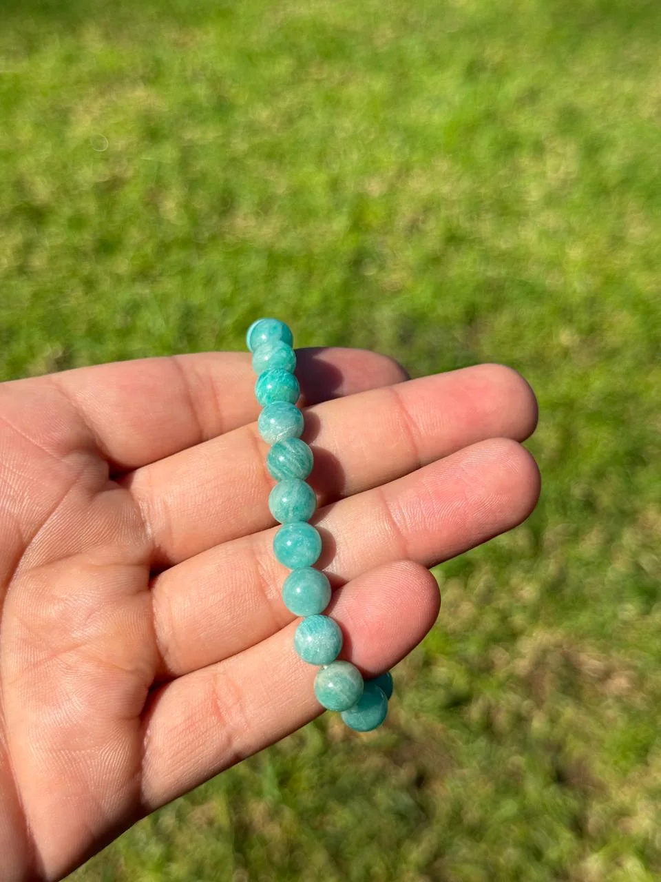 Bracelet Amazonite /  حجر الأمازونيت