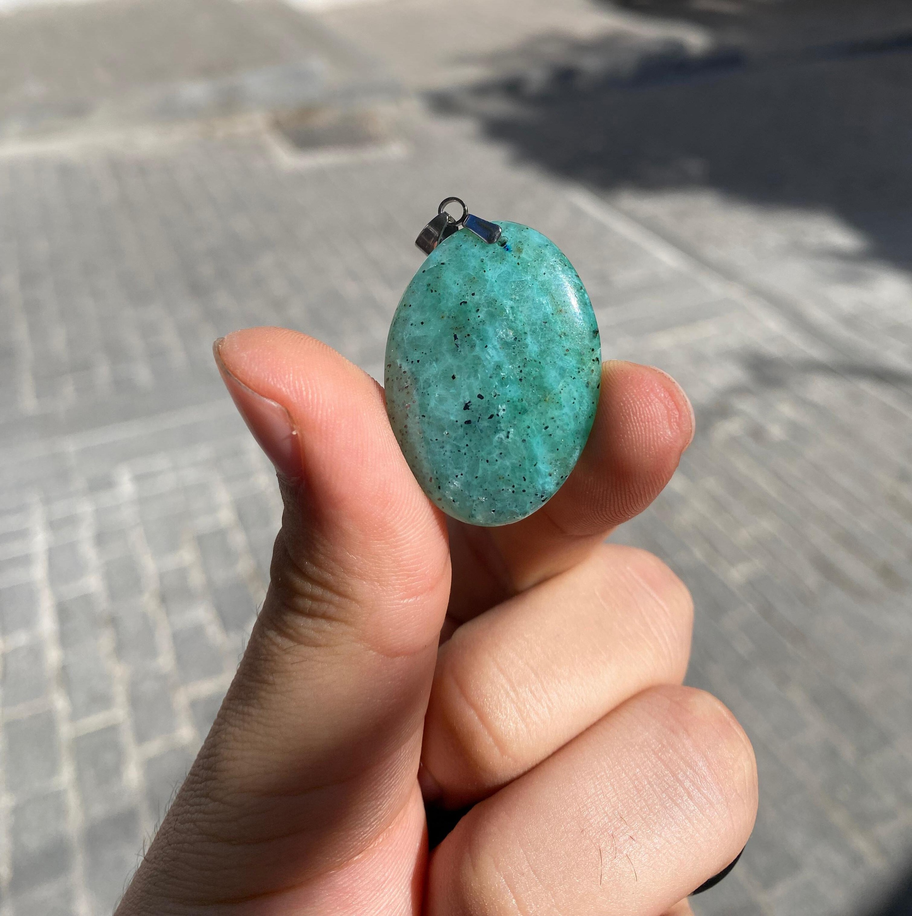 collier amazonite /قلادة الأمازونيت