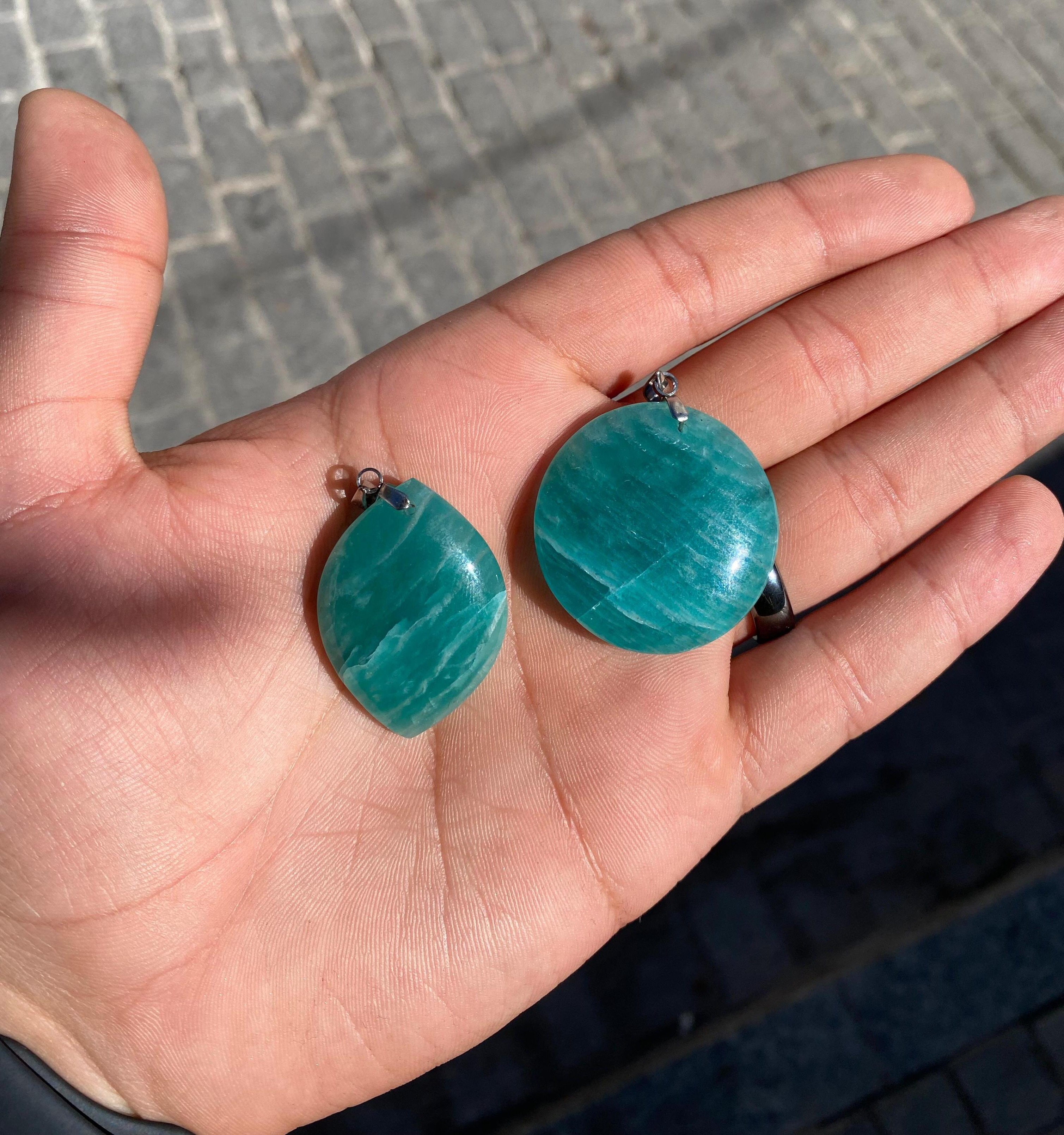 collier amazonite /قلادة الأمازونيت