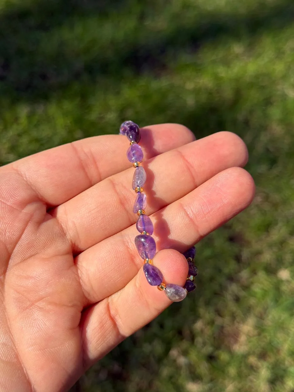bracelet améthyste / سوار من الجمشت