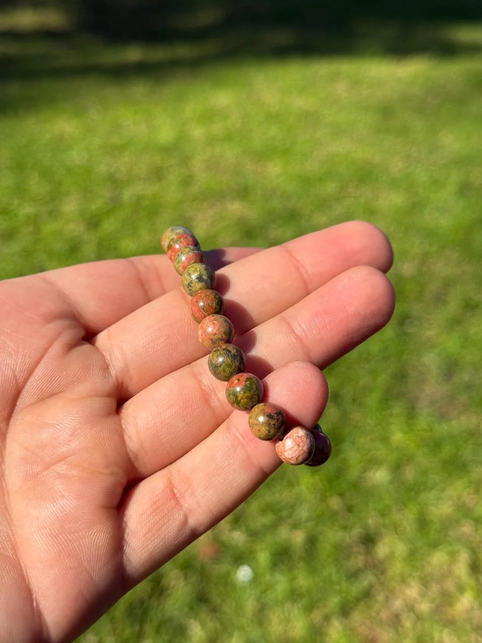 bracelet unakite / سوار يوناكيت