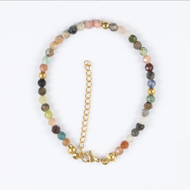 bracelet multicolore naturel /سوار متعدد الألوان طبيعي