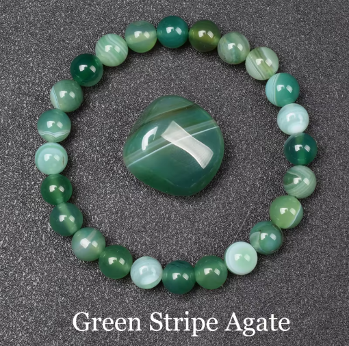 bracelet agate vert / سوار العقيق الأخضر