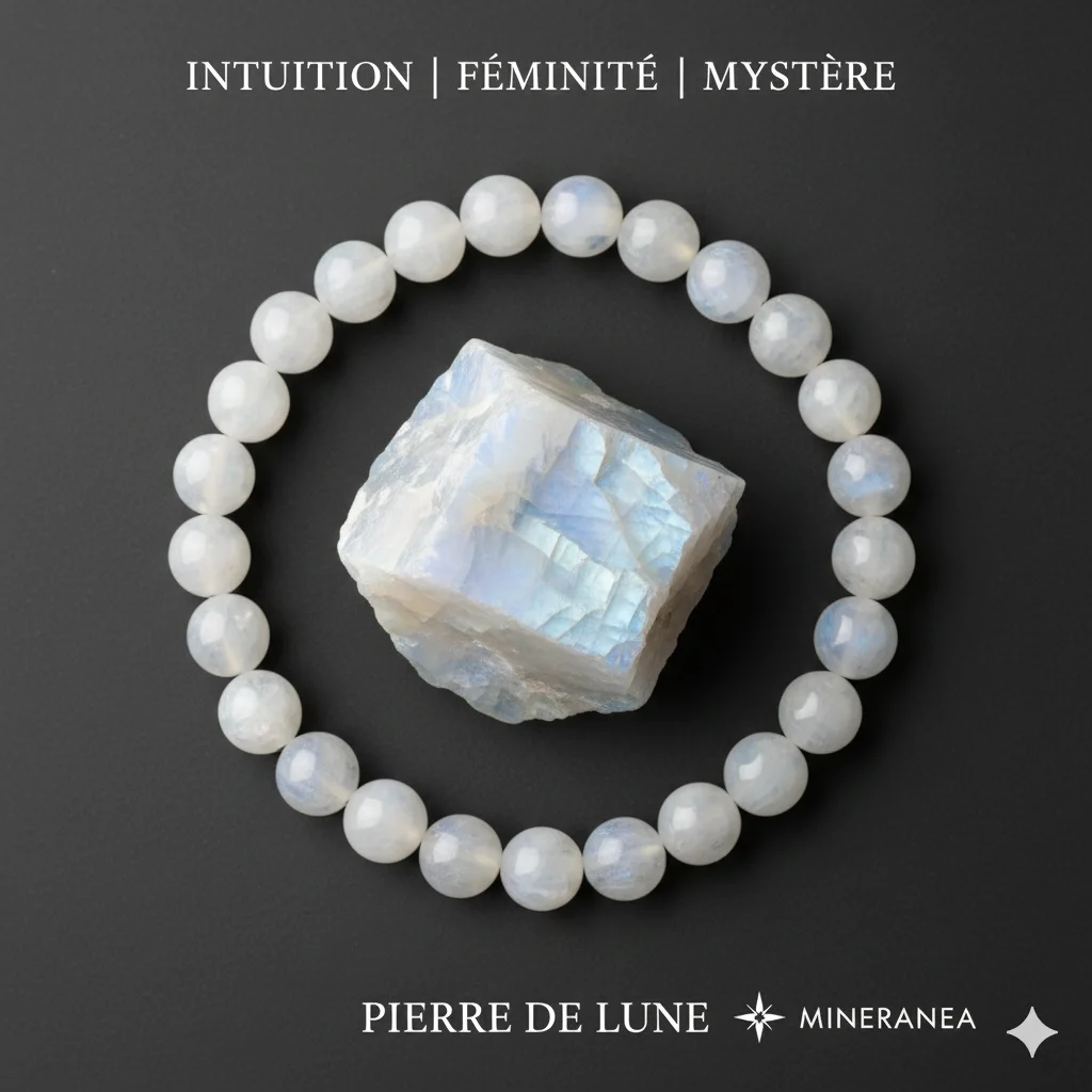 bracelet Pierre de lune / سوار حجر القمر