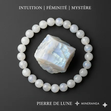 bracelet Pierre de lune / سوار حجر القمر