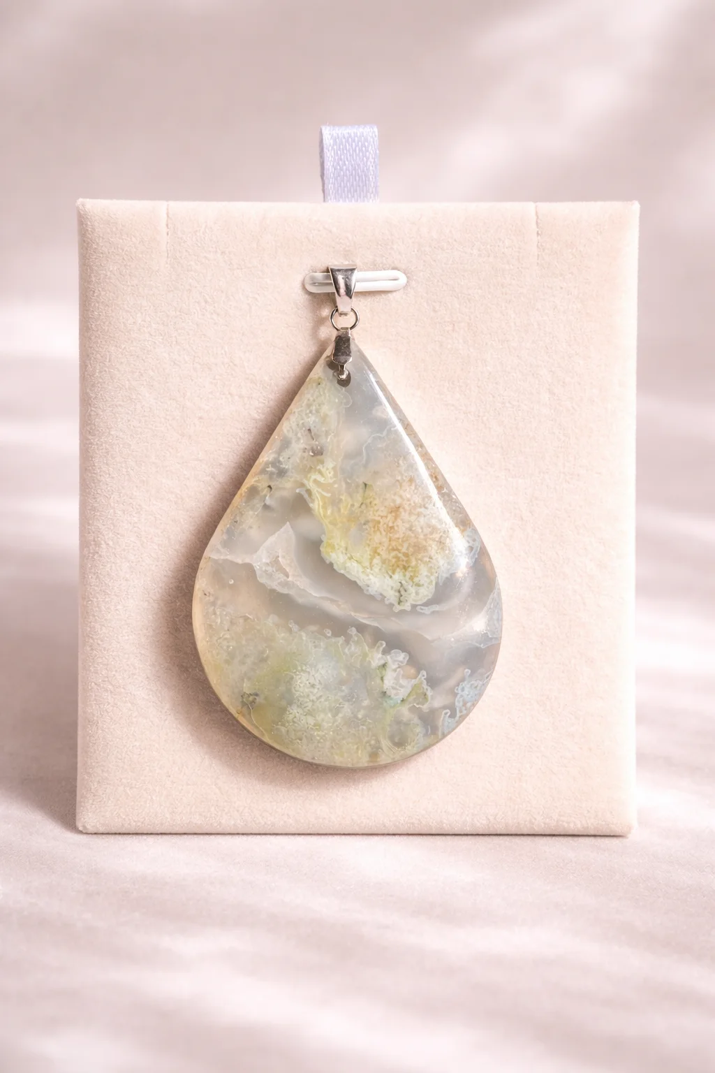 pendentif tree agate /قلادة عقيق الشجرة