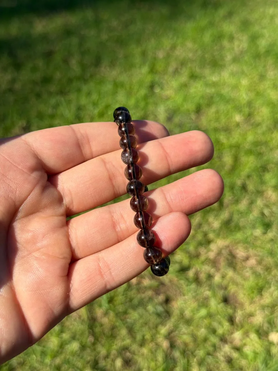 Bracelet Quartz fume/ سوار الكوارتز الدخان