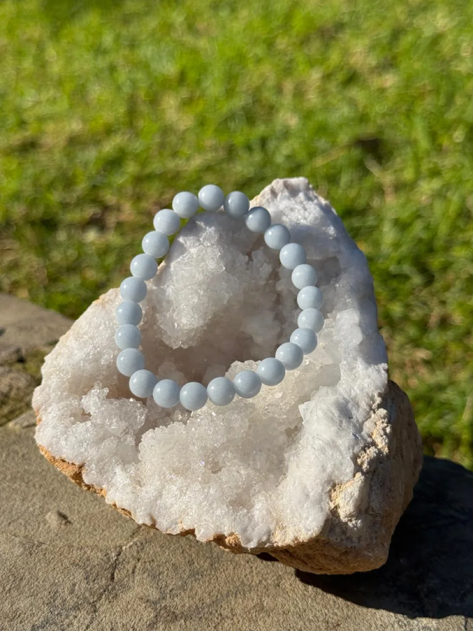 Bracelet Angélite / سوار انجليت