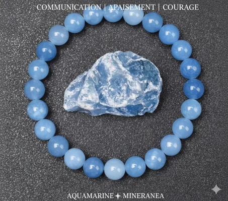 bracelet aquamarine/سوار الأكوامارين