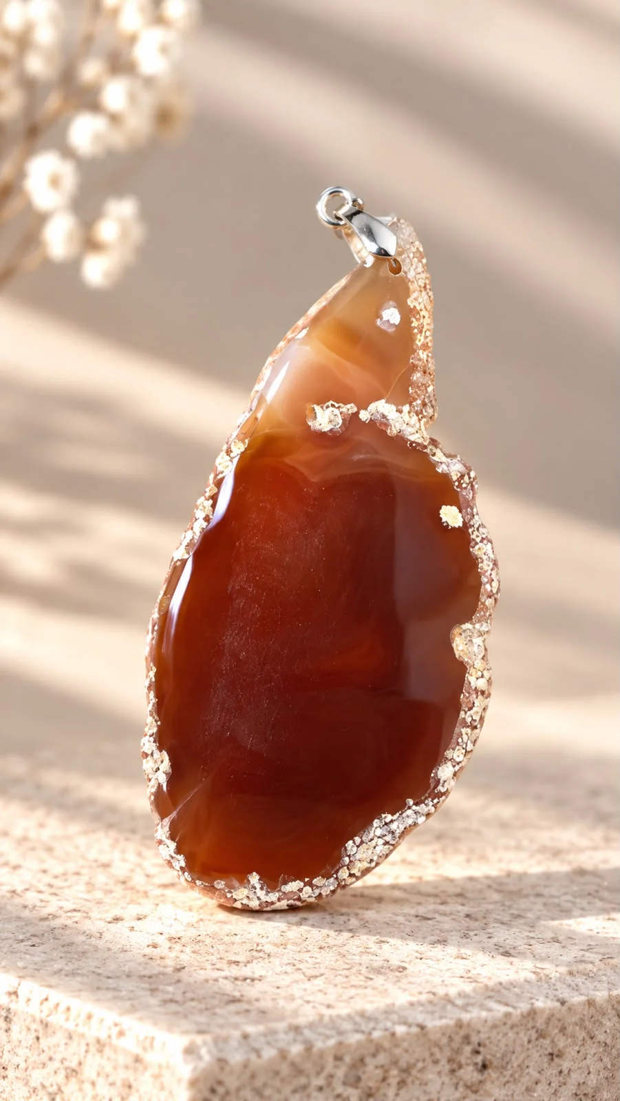 colliers agates /قلادات العقيق