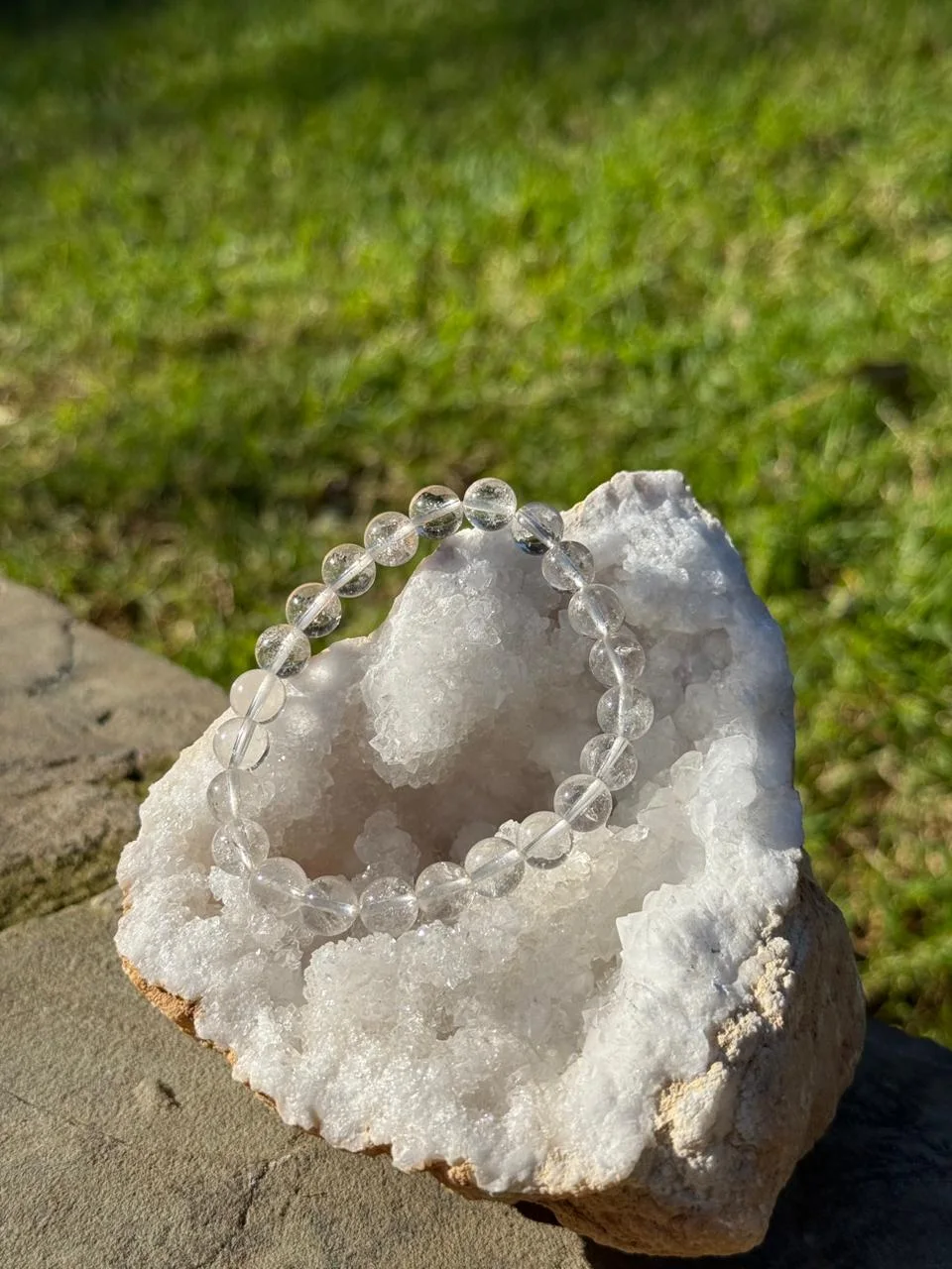 bracelet quartz claire /سوار الكوارتز الشفاف