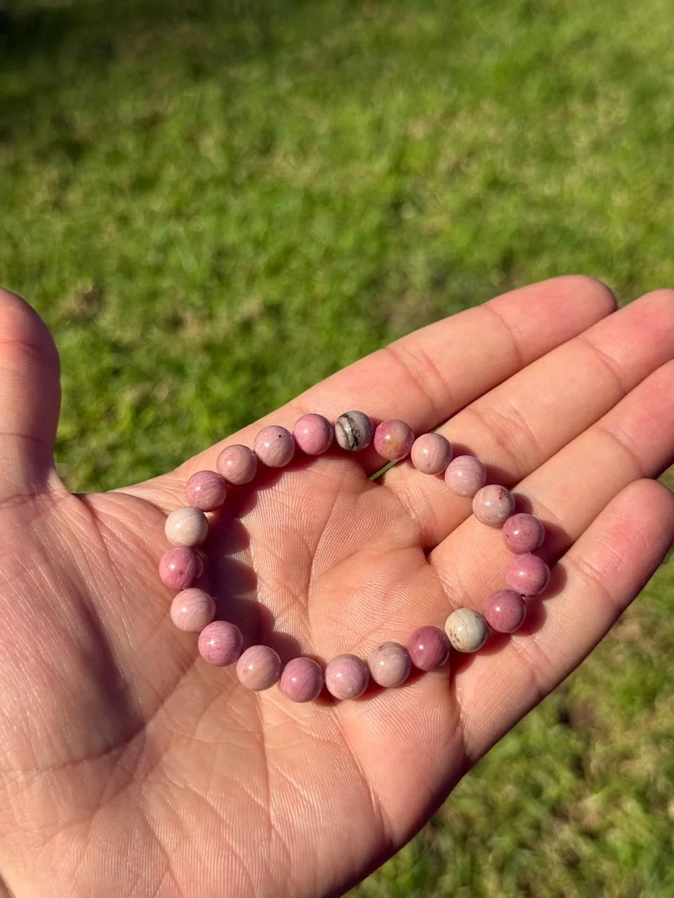 bracelet rhodonite / سوار حجر الرودونيت