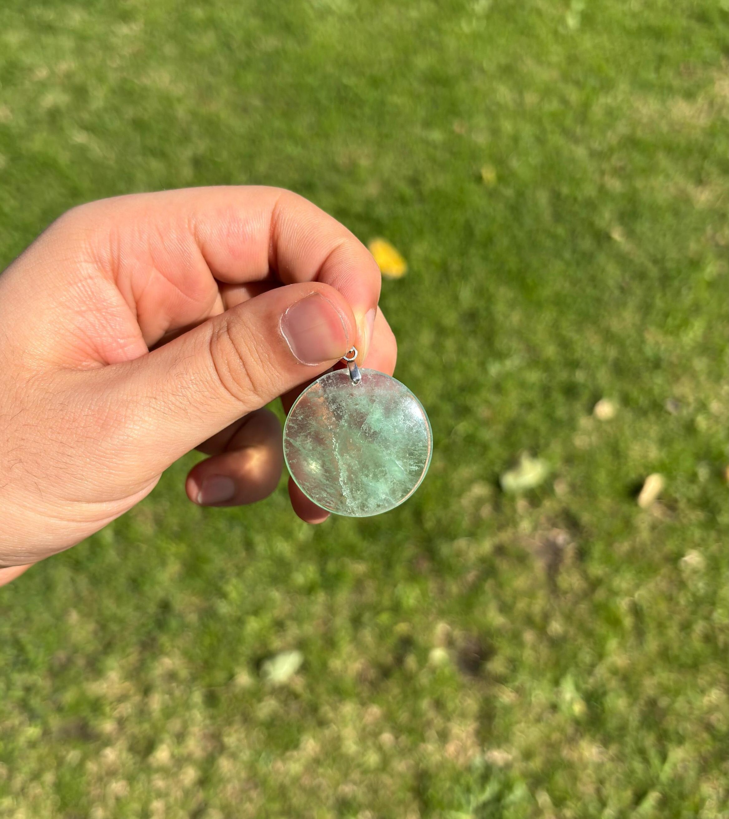 collier fluorite verte/قلادة الفلوريت الأخضر