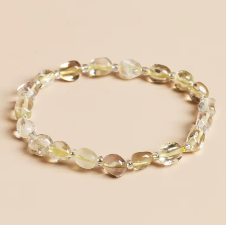 bracelet quartz citron / سوار كوارتز ليموني