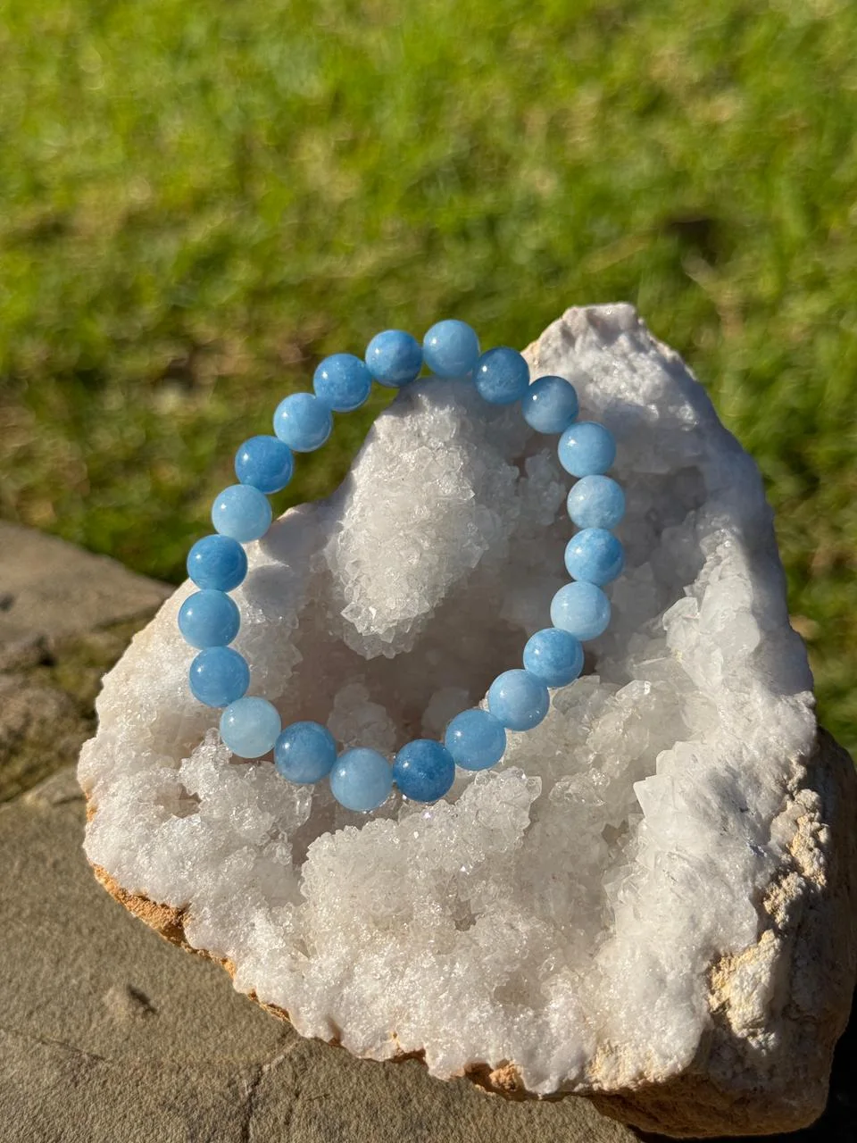 bracelet aquamarine/سوار الأكوامارين