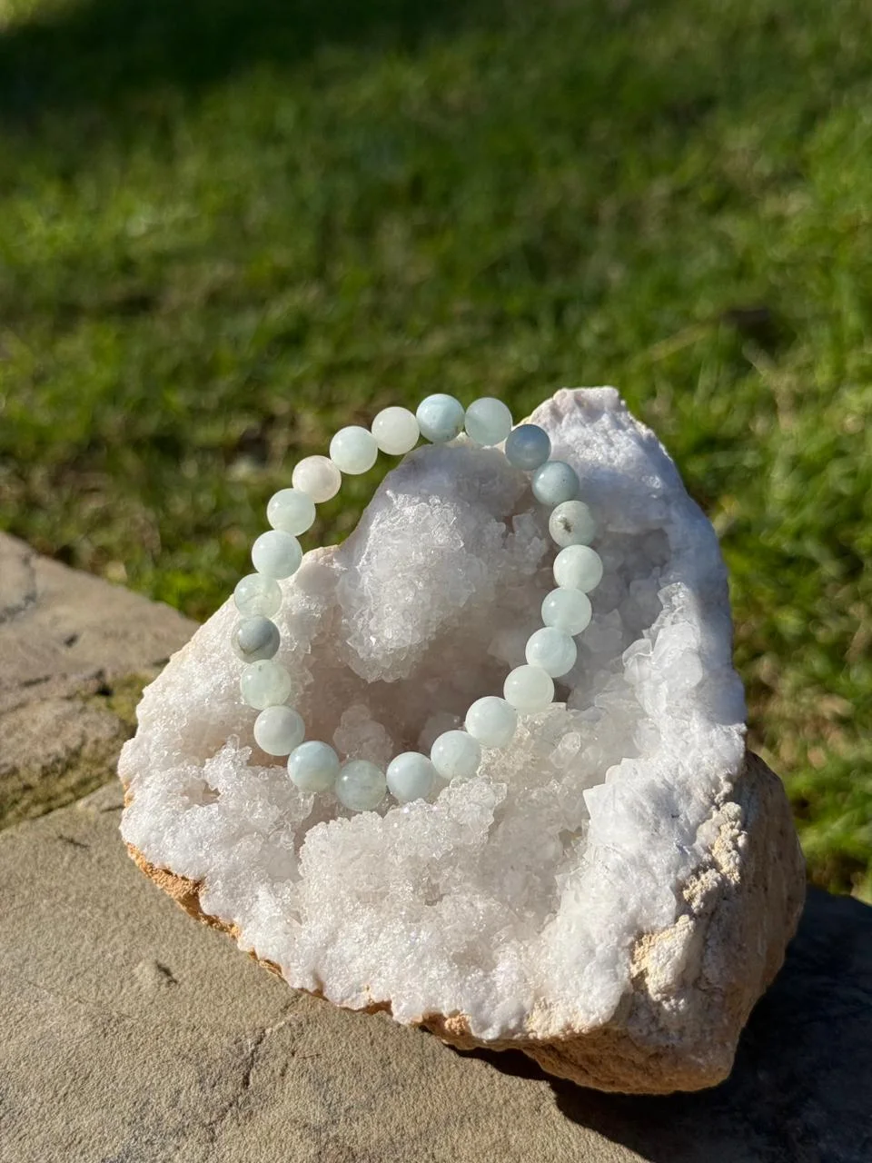 bracelet aquamarine/سوار الأكوامارين