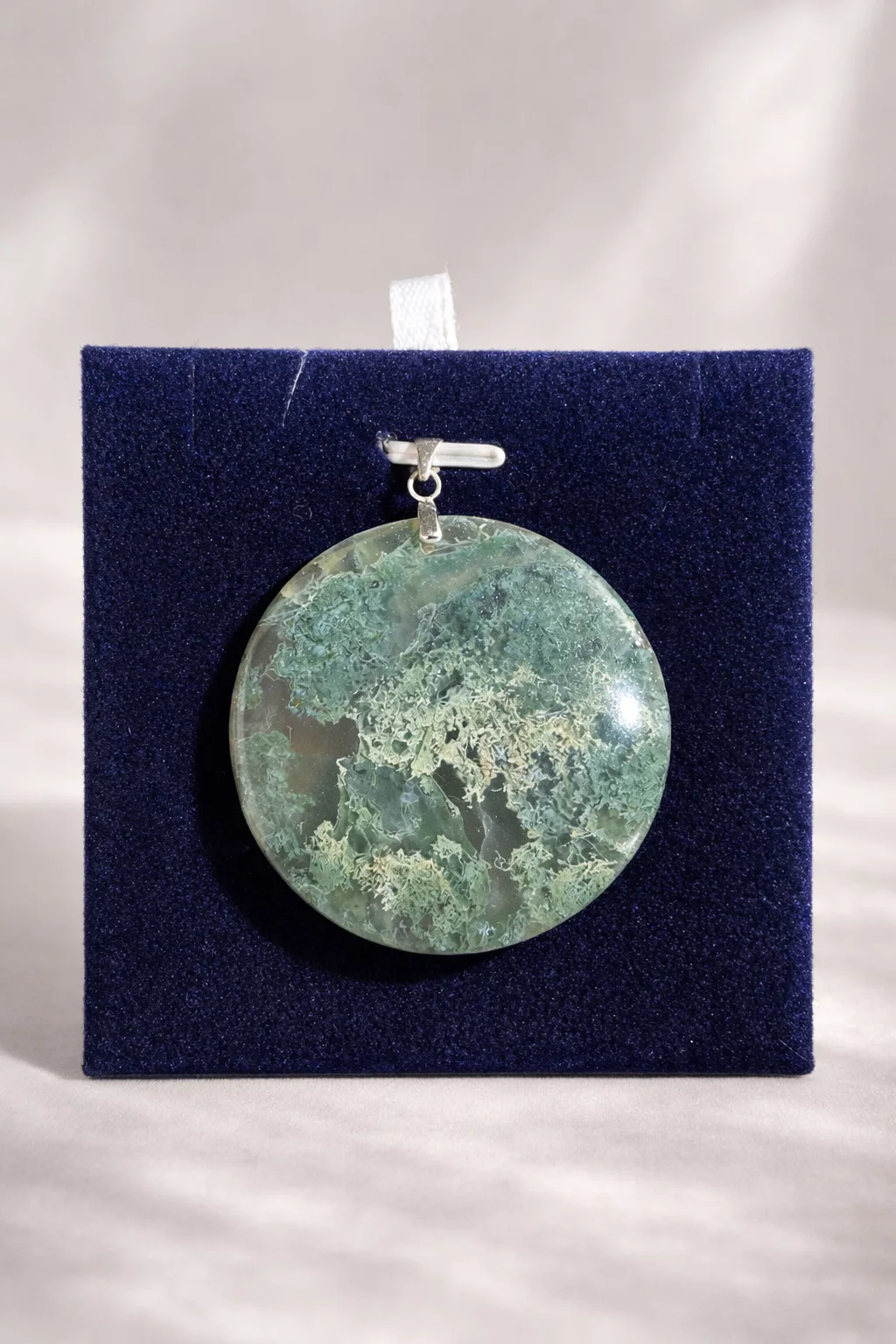 pendentif tree agate /قلادة عقيق الشجرة
