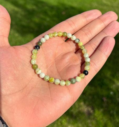 bracelet fleur jade /سوار زهرة اليشم