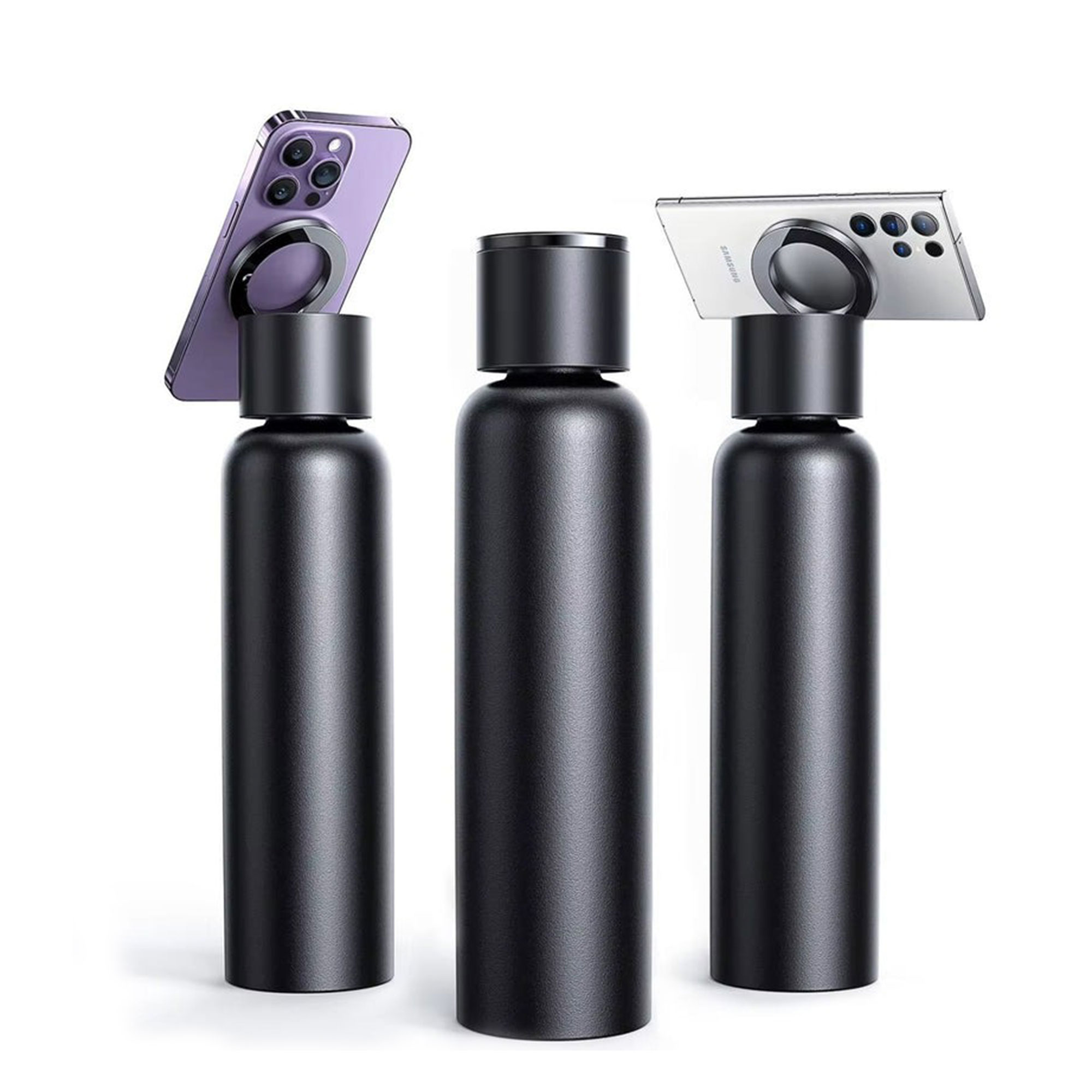 زجاجة مياه بحامل جوال مغناطيسي