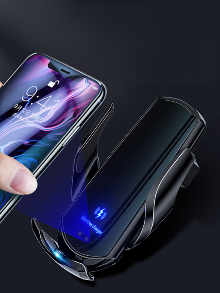 شاحن سيارة لاسلكي بقوة 15 واط بنظام قفل تلقائي