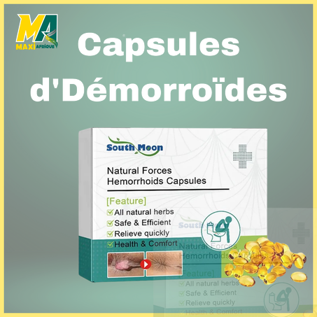 SOUTH MOON® Capsules d'hémorroïdes à base de plantes