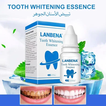 سيروم Lanbena الأصلي لتبييض الأسنان وإزالة الكلكير
