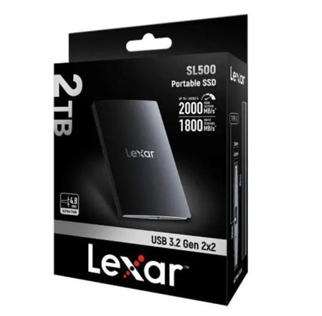 disque dur ssd externe  portable, 2TB, SL500, 2 TB, SL500X002T-RNBNG