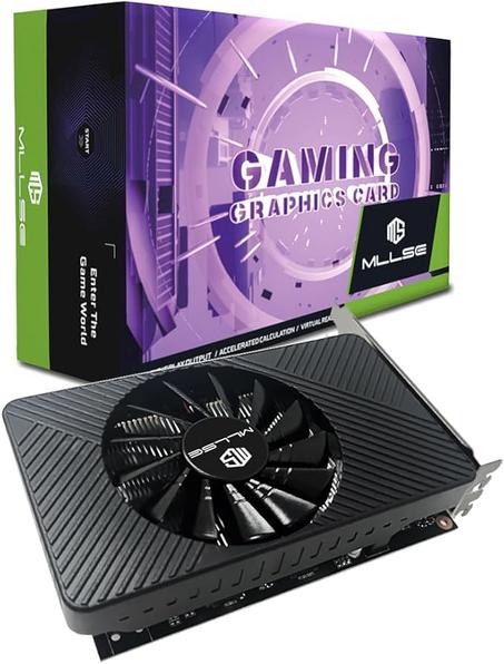 Tarjeta gráfica GeForce GTX 750 Ti, 4 GB GDDR5, 128 bits, PCIe 3.0 x16, DirectX 12, 640 núcleos CUDA, GPU de ventilador único de baja potencia para juegos y trabajo