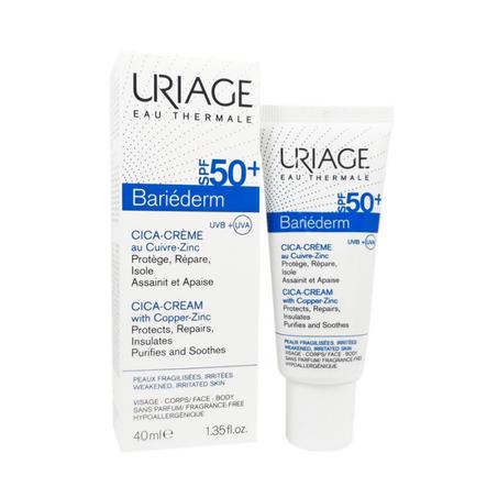 BARIÉDERM - CICA-CRÈME SPF50+ AU CUIVRE-ZINC 40ml