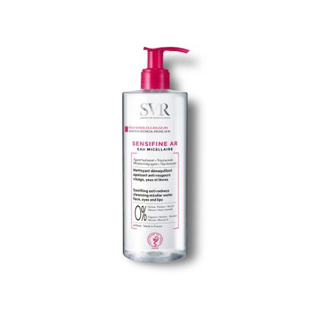 SVR Sensifine AR eau micellaire - Nettoyant démaquillant apaisant anti-rougeurs