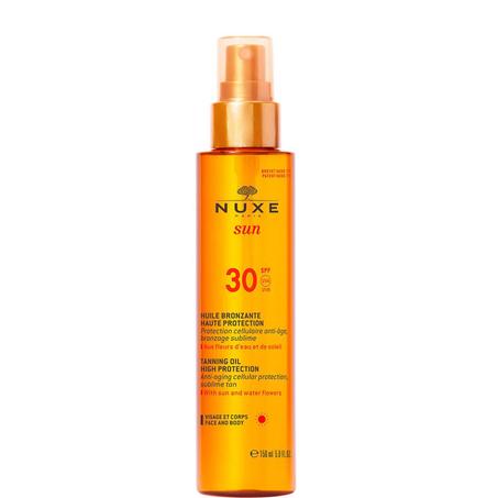 Huile Bronzante Haute Protection SPF 30, NUXE Sun 150 ml