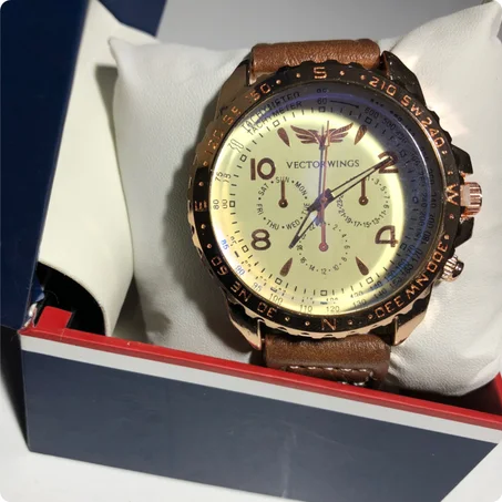 MONTRE VECTORWINGS MARRON