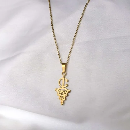 Chaine tazerzit en acier inoxydable + boite cadeu