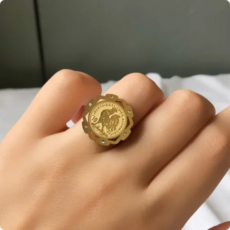 Bague Louise en acier inoxydable