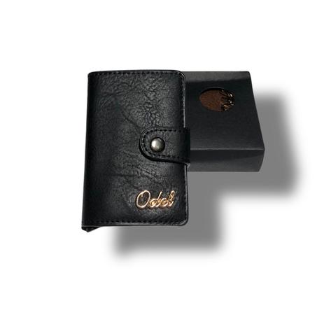 Portefeuille Noir véritable cuir , pour homme , nouvelle collection