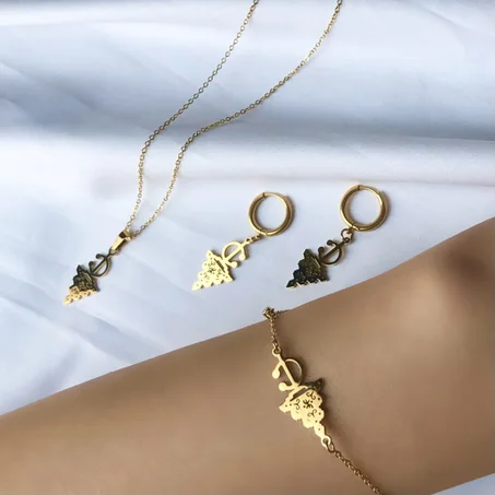 Ensemble tazerzit 3 pièces en acier inoxydable