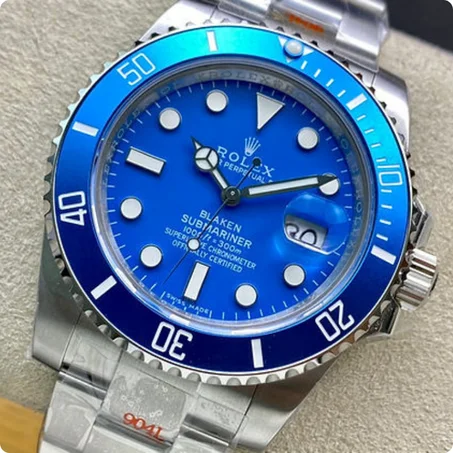 Rolex Submariner Silver Blue Roi